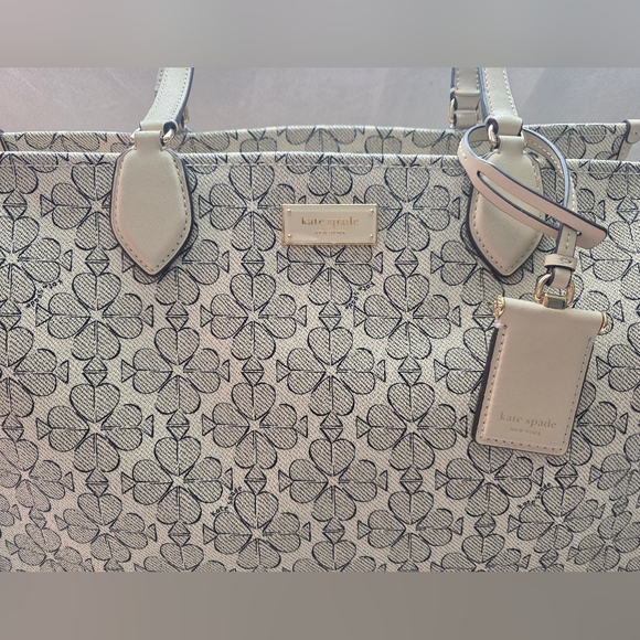Kate Spade Black and Cream Tote - Picture 3 of 10
